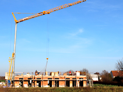 Das Foto zeigt den Bau einer Physiotherapie-Praxis.