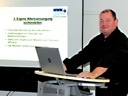 Das Bild zeigt Wido Kintzel von der Handwerkskammer Münster