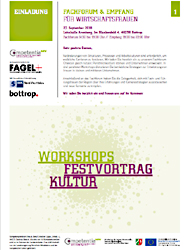 Das Bild zeigt die Einladung zum Workshop.