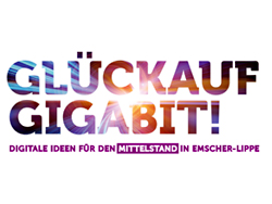Das Bild zeigt das Logo der Initiative Glückauf Gigabit