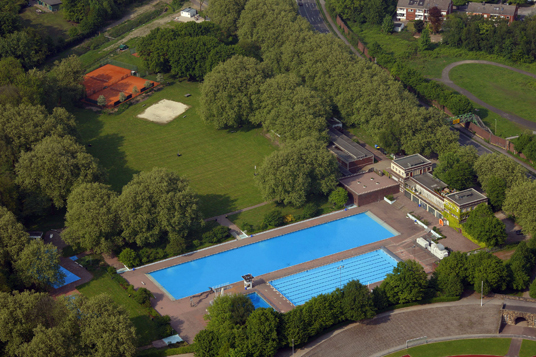 Das Bild zeigt das Gladbecker Freibad