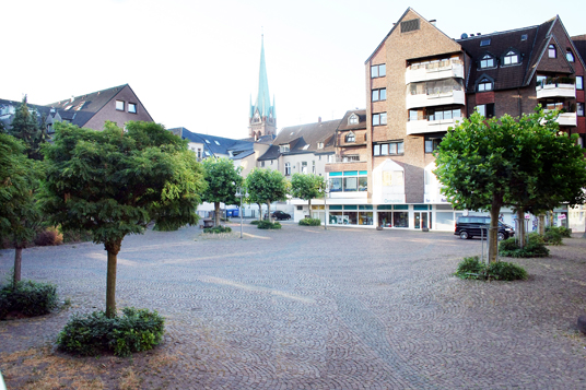 Das Bild zeigt den Goetheplatz