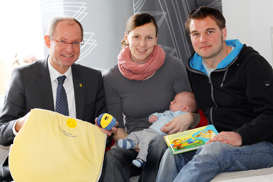 Das Bild zeigt das 2500. Baby