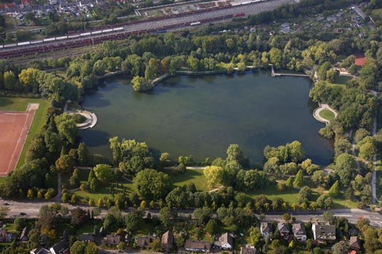 Das Bild zeigt den Nordpark