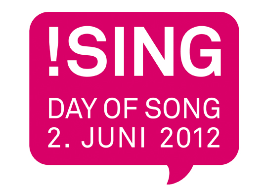 Das Bild zeigt das Logo Sing day of song