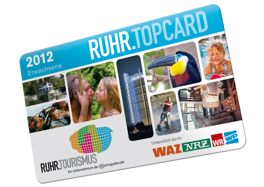 Das Bild zeigt die Ruhrtopcard