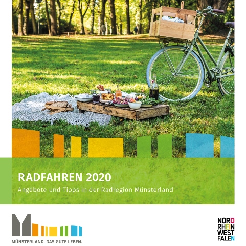 Ausschnitt aus dem Titelbild des Katalogs Radfahren-Foto Münsterland e.V.