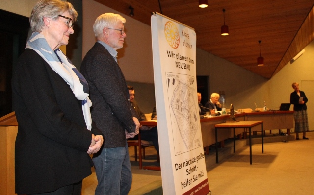 Die Vertreter des Fördervereins stellten das geplante Klara-Hospiz vor.