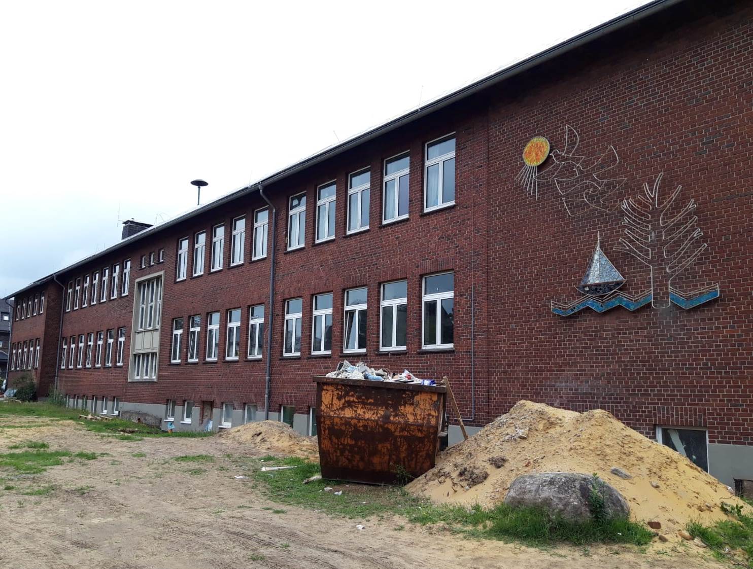 In der alten Martin-Luther-Schule entsteht eine Vier-Gruppen-Kita.