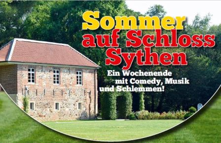 Sommer auf Schloss Sythen - Ausschnitt Plakat