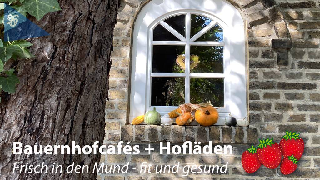 Foto von einem Fenster eines Hofladens