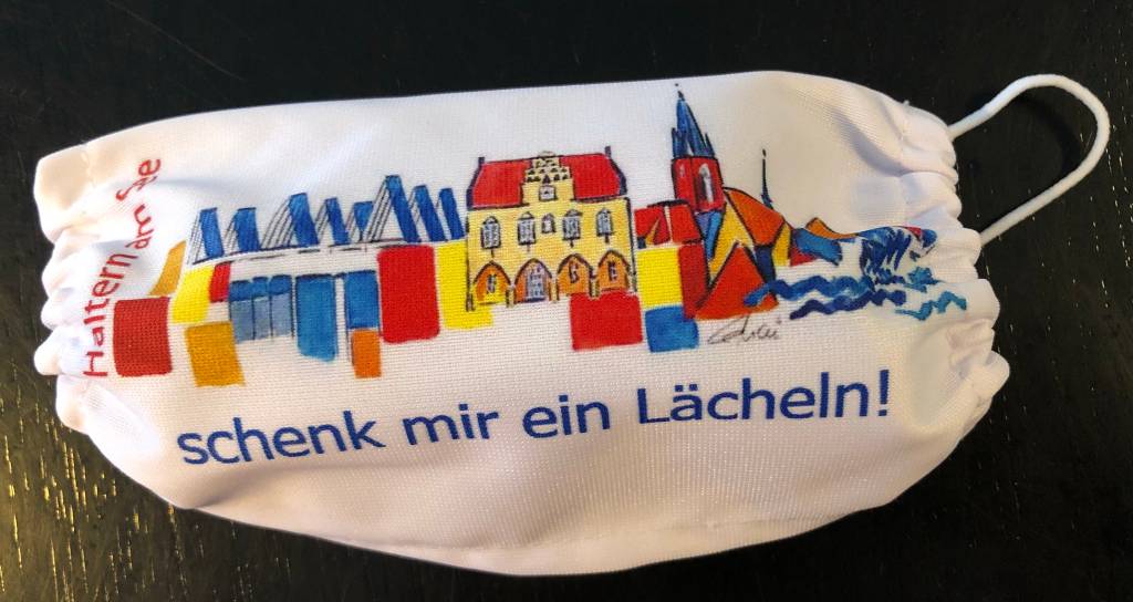 Bunte Maske von Lepper-Mainzer