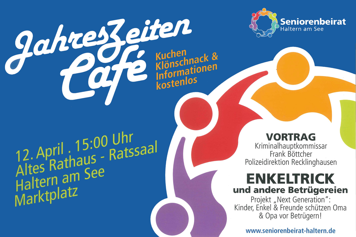 Plakat Jahreszeitencafé