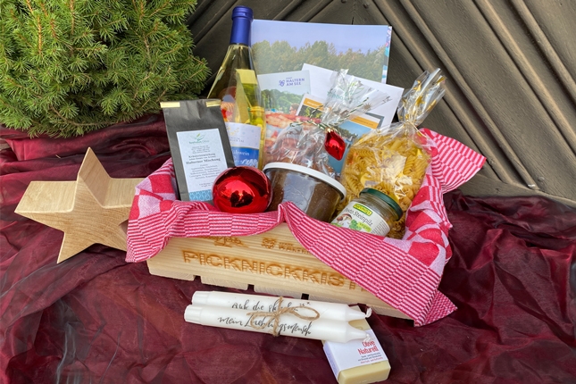 Foto von der Weihnachtspicknickkiste - Foto Stadtagentur