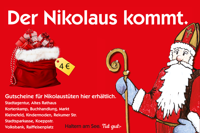 Bild Gutschein Nikolaustüte 2023 - Foto HTG