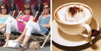 bild von freundinnen und kaffee foto stadtagentur
