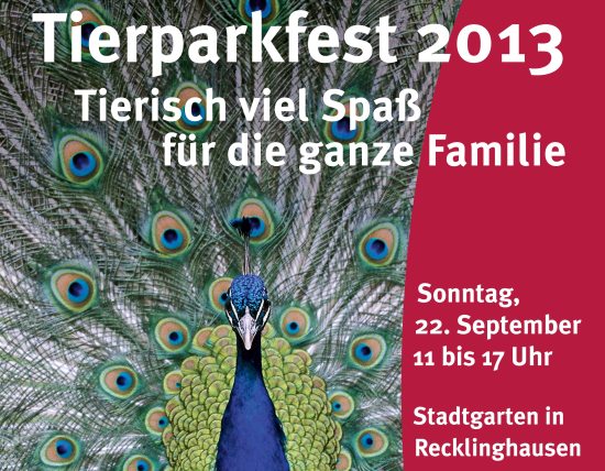 Plakat Tierparkfest 2013