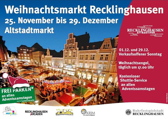 Weihnachtsmarkt-Flyer