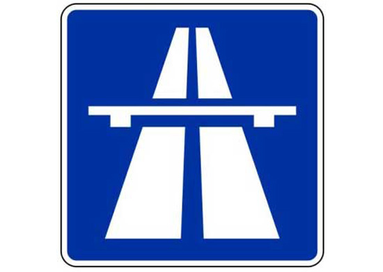 Autobahnschild