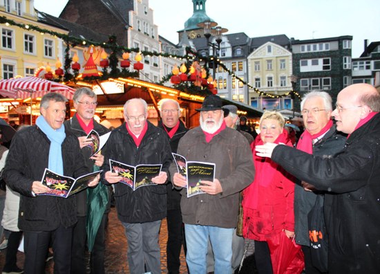 Einstimmen auf das Adventssingen