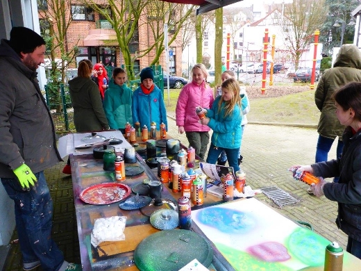 Mädchen beim Aktionstag im vergangenen Jahr