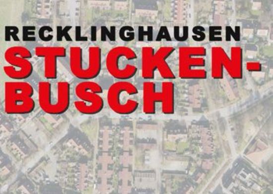 Plakat mit Schriftzug Stuckenbusch