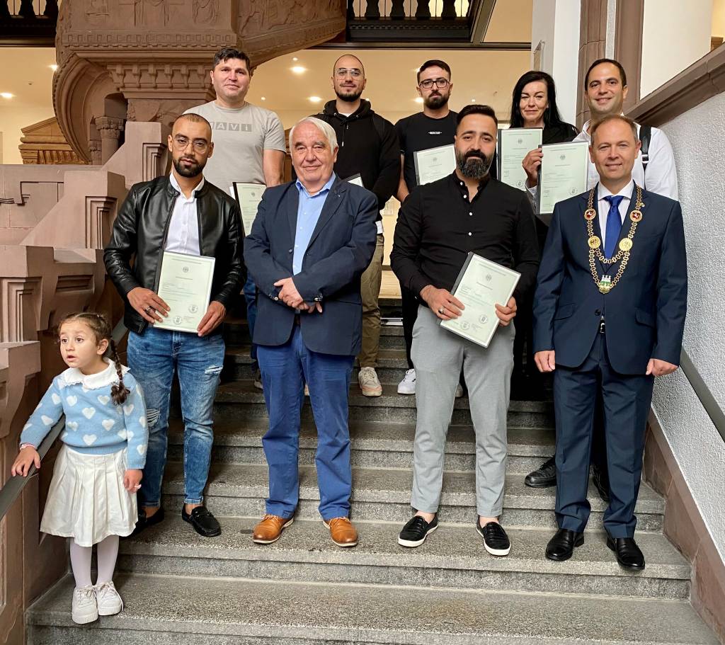 Feierliche Einb&uuml;rgerungen im Rathaus Recklinghausen