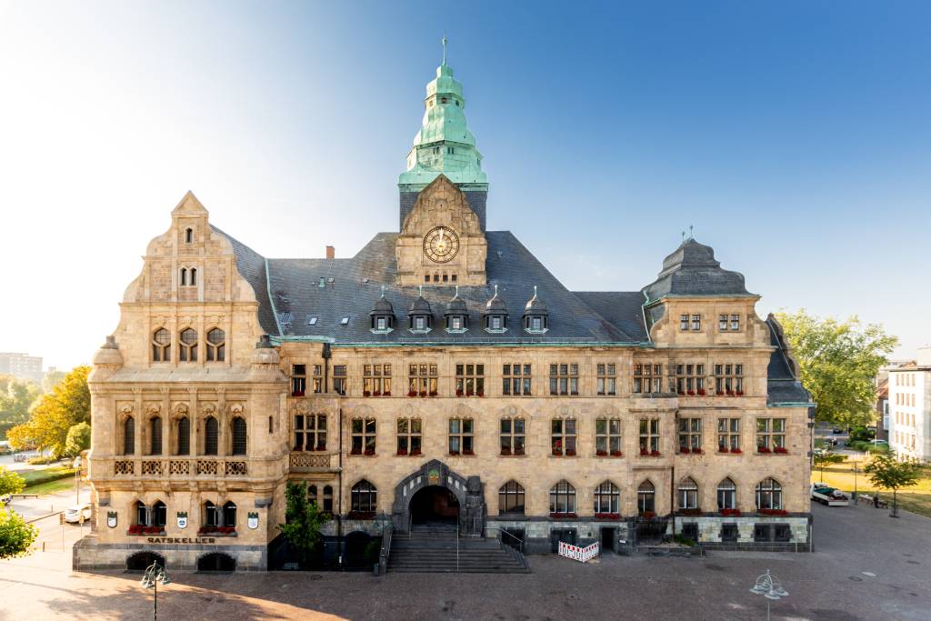 Das Rathaus der Stadt Recklinghausen. Foto: Stadt RE/Marcel Blank