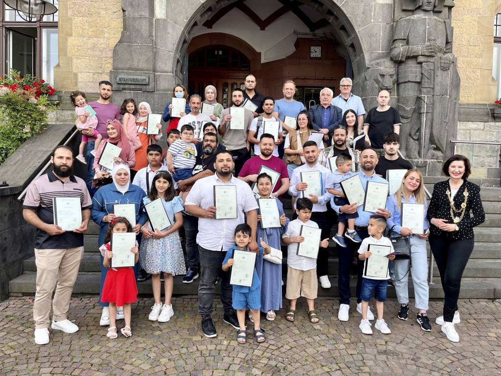 Einb&uuml;rgerungen im Juni 2024. Foto: Stadt RE