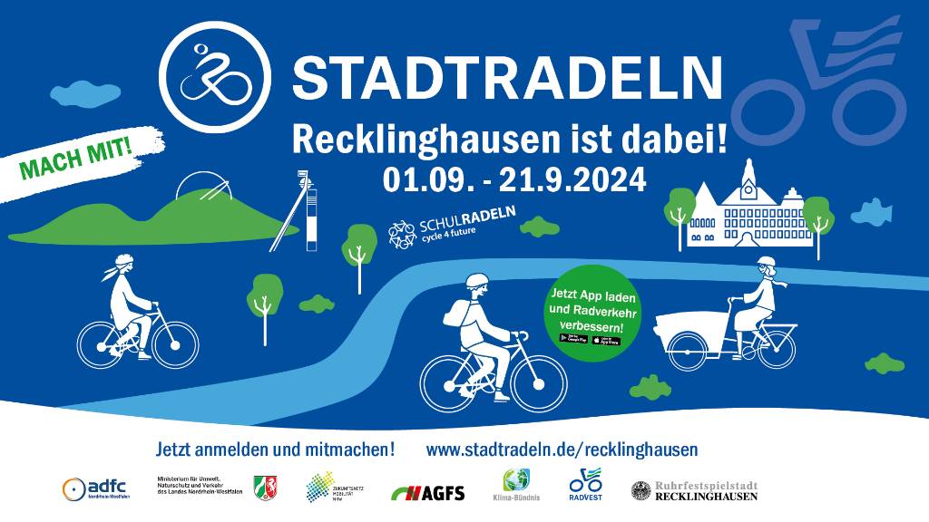 Plakat zum Stadtradeln 2024