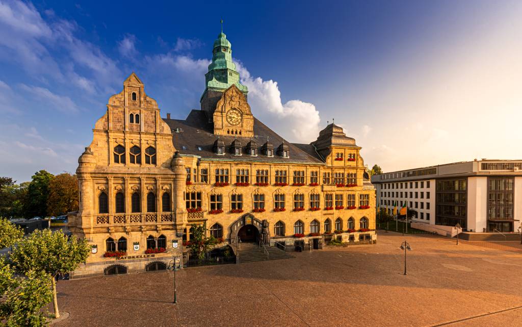 Das Rathaus der Stadt Recklinghausen. Foto: Stadt RE/Marcel Blank
