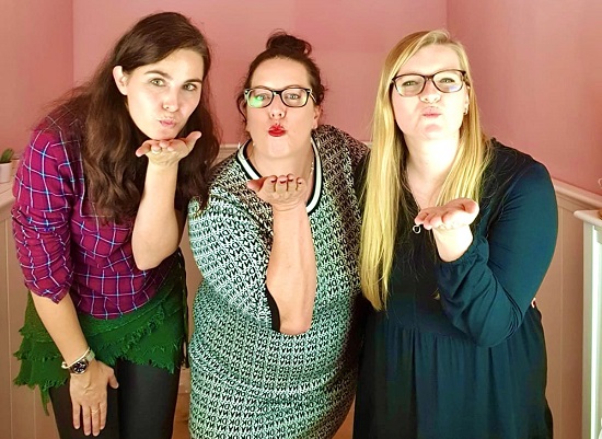 New-Adult-Autorinnen Tonia Krüger, Leonie Lastella und Valentina Fast