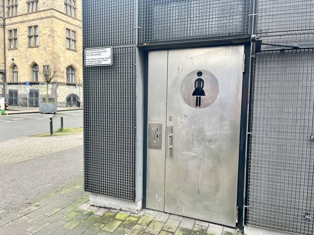 Die öffentliche Toilette im Dr. Helene-Kuhlmann-Park. Foto: Stadt RE