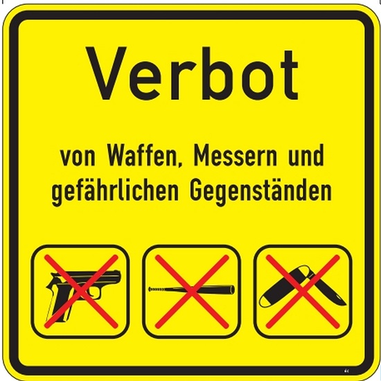 Verbotsschild