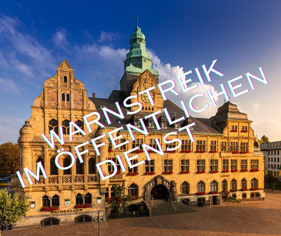 Symbolbild Warnstreik. Montage: Stadt RE 