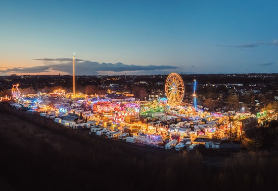 Luftbild Palmenkirmes