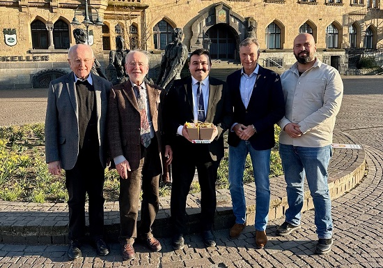 Bernhard Lübbering, Dr. Jürgen Schwark, Erdinc Ergün, Christoph Tesche und Himmetullah Caglan (v.l.)