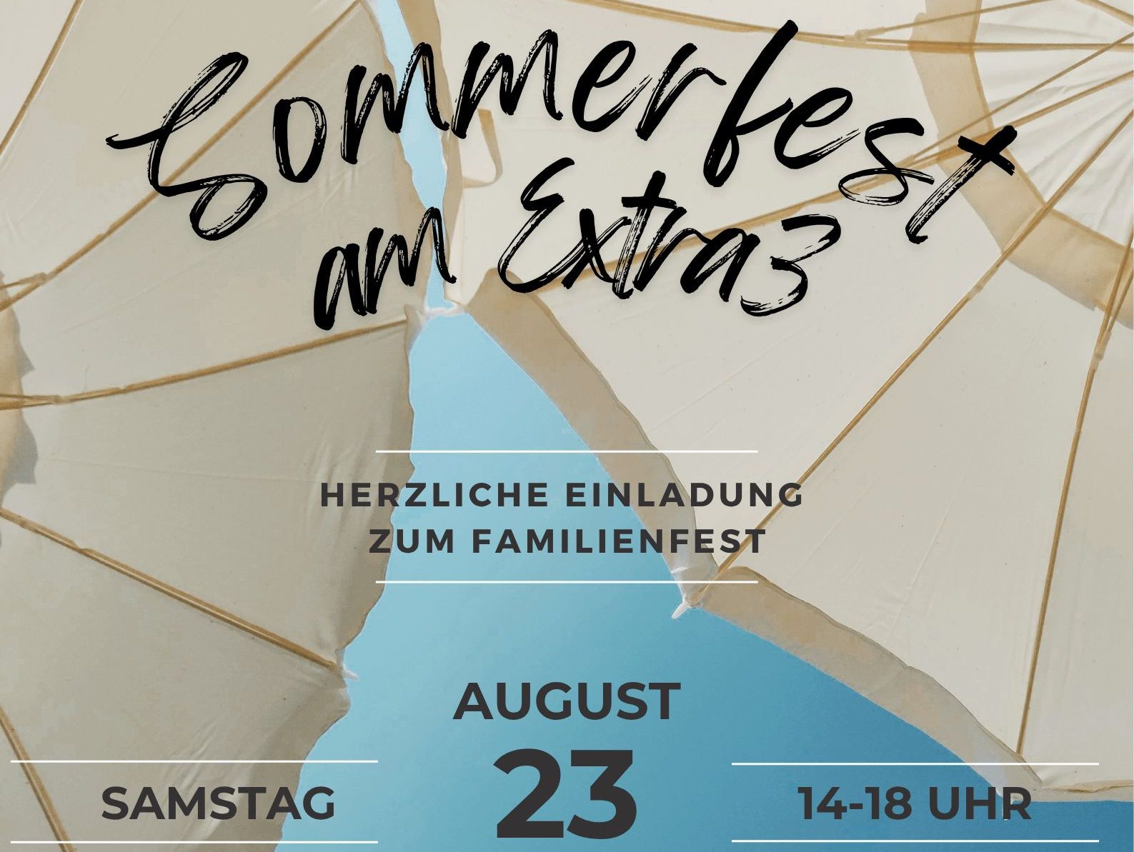 Plakat zum Sommerfest (Stadt RE) 