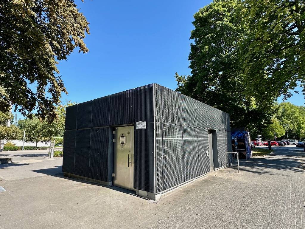 Die Toilettenanlage am Erlbruch. Foto: Stadt RE