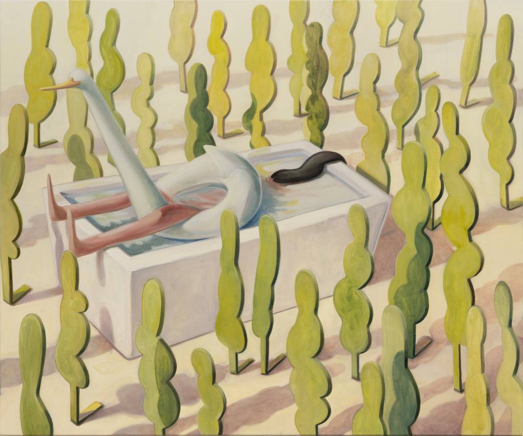 „fake peace“ ist der Titel dieses Bildes der Preisträgerin Jeehye Song. Foto: Stadt RE