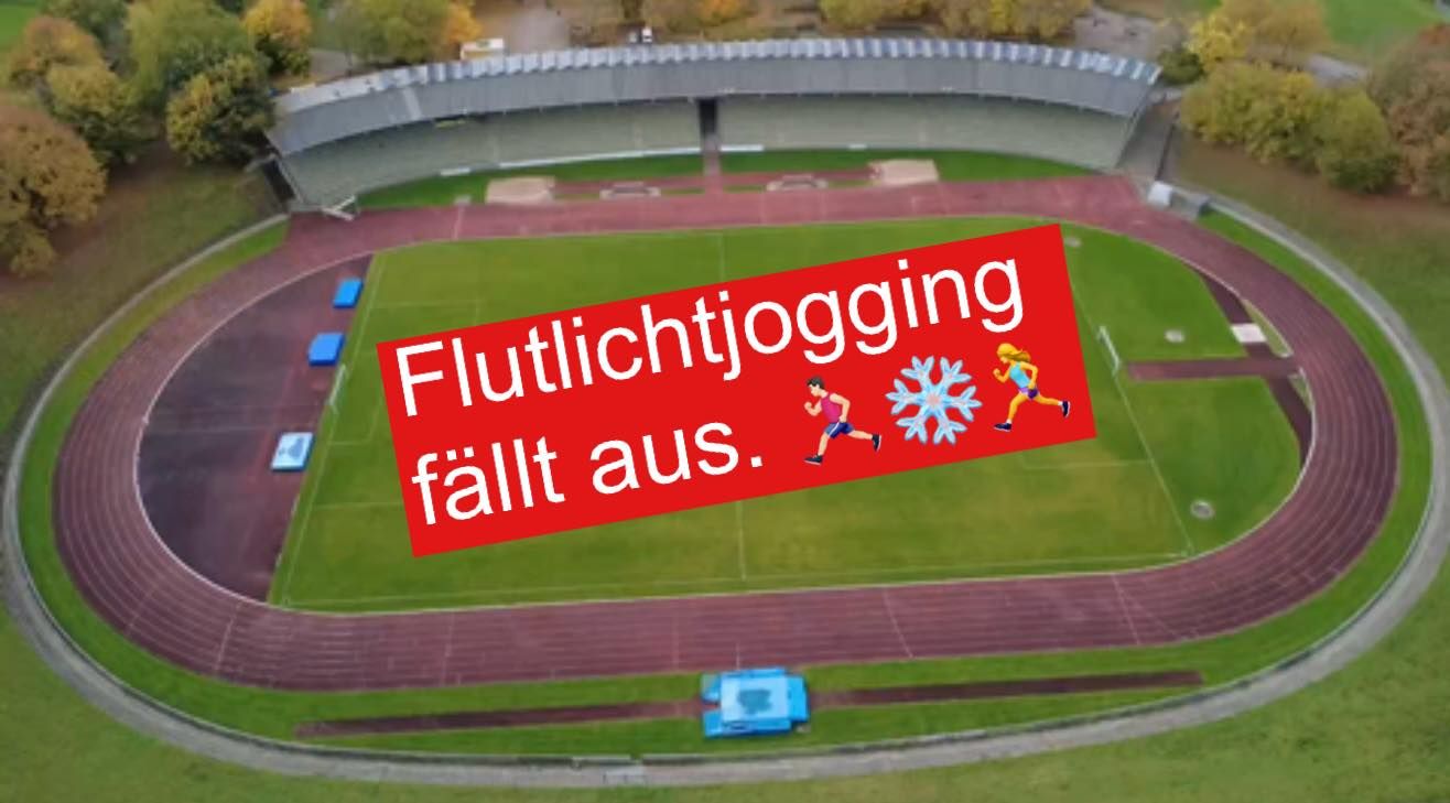 Im Stadion Hohenhorst muss das Flutlicht-Jogging ausfallen.