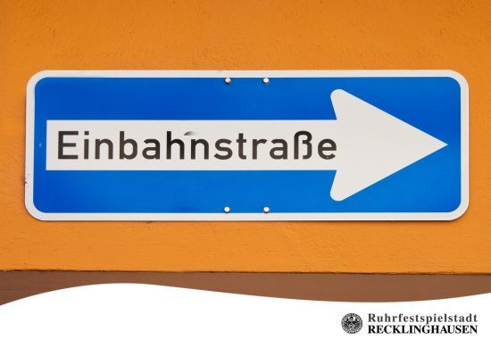 Symbolbild Einbahnstra&szlig;e 