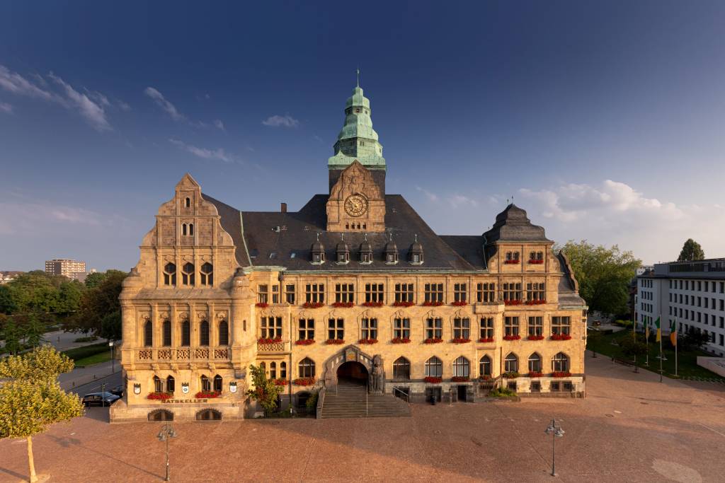 Das Rathaus der Stadt Recklinghausen. Foto: Stadt RE/Marcel Blank