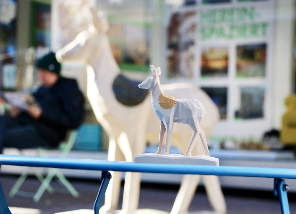 Das REh im Mini-Format. Foto: Stadt RE