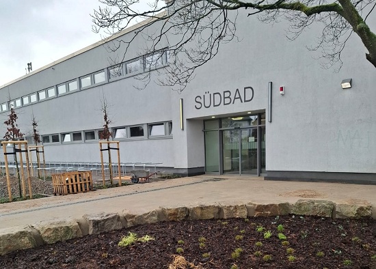 Neuer Eingang S&uuml;dbad