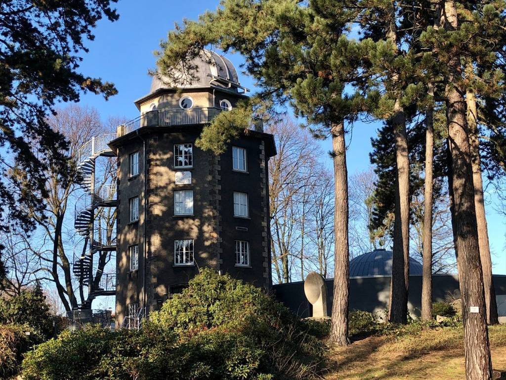 Die Volkssternwarte und das Planetarium im Recklingh&auml;user Stadtgarten.