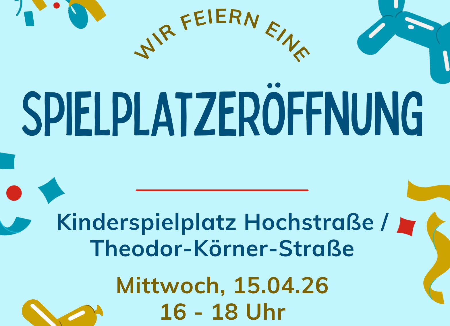 Plakat zur Wiedereröffnung