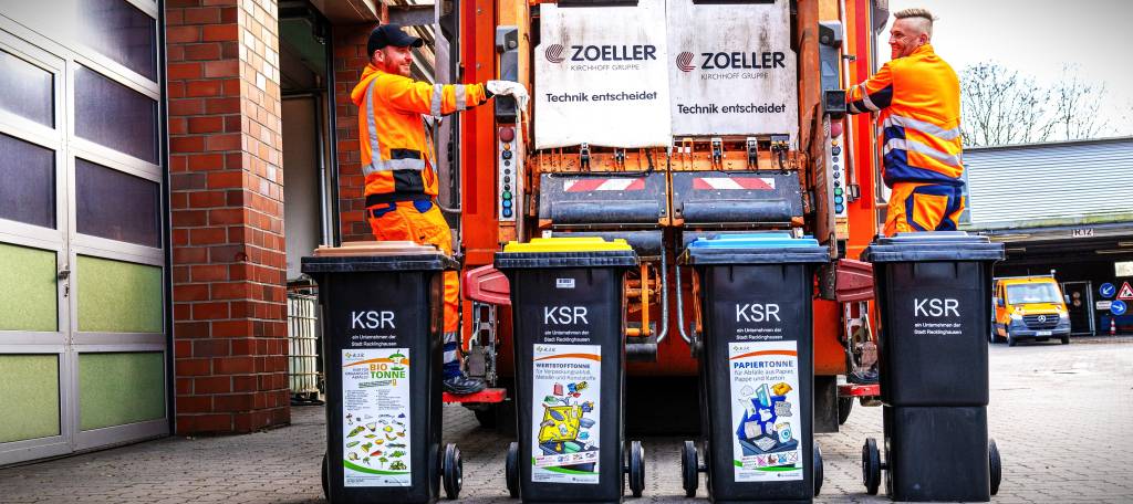 M&uuml;llbeh&auml;lter der KSR. Foto: Stadt RE