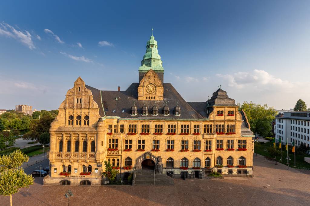 Das Rathaus der Stadt Recklinghausen. Foto: Stadt RE/Marcel Blank