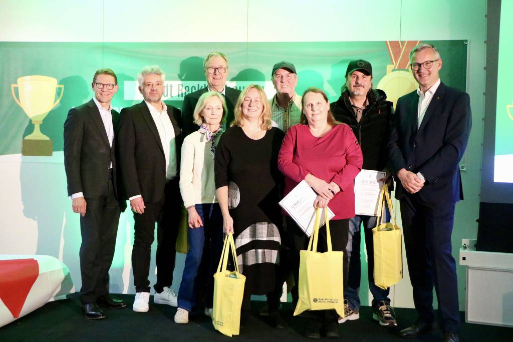Ehrenamtliche bei der Sportlerehrung. Foto: Stadt RE
